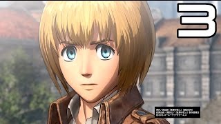 BATTLE OF TROST DISTRICT  ATTACK ON TITAN PS4 GAMEPLAY PART 3 [upl. by Atalie746]