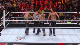 Sheamus vs 3MB  OvertheTopRope Challenge Raw Jan 14 2013 [upl. by Cornia39]