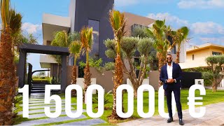 Visite dune villa moderne de 1 500 000 € à Marrakech [upl. by Claudio]