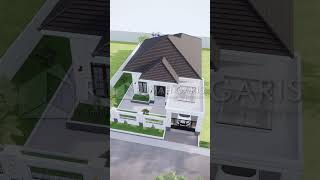 Denah Rumah Modern Klasik 15x25 m [upl. by Ainesell]