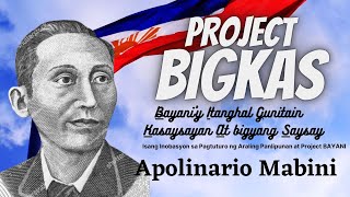 Project BIGKAS Apolinario Mabini [upl. by Milena]