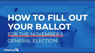 How To Fill Out Your Ballot November 2024 [upl. by Anoyet]