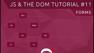 JavaScript DOM Tutorial 11  Interacting with Forms [upl. by Aggie]