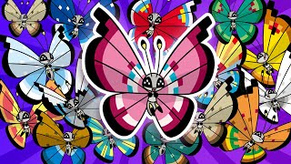 I Got All 18 SHINY VIVILLON in Pokemon Scarlet and Violet [upl. by Entsirhc]