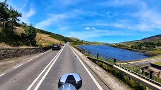 Motorcycle ride of the Breathtaking Scenery Of The Northern Peak District [upl. by Lauretta]