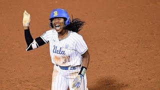 Highlights UCLA softball walks off against Oklahoma to capture 12th NCAA crown [upl. by Ahsitra]