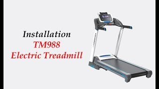 Installation of TM988 Treadmill [upl. by Nlocnil]