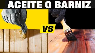 Barniz vs Aceite de madera ¿Cuál elegir I Lo Mejor [upl. by Irah]