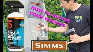 Refreshing your SIMMS GORETEX Waders [upl. by Darej]