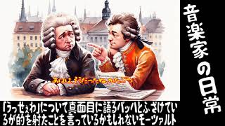 【音楽家の日常】「うっせぇわ」について真面目に語るバッハとふざけているが的を射たことを言っているかもしれないモーツァルト [upl. by Helfand]