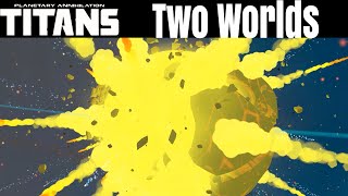 Planetary Annihilation Titans  Two Worlds  Multiplayer Gameplay 10 Player FFA [upl. by Blanch]