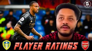 LEEDS 01 ARSENAL  TROOPZ PLAYER RATINGS  BEN WHITE IS GETTING BETTER GAME AFTER GAME [upl. by Peterus474]