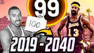 RE SIMULATING WILT CHAMBERLAINS CAREER SHOT BLOCKING MONSTER NBA 2K20 [upl. by Mapel]