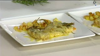 Buenas migas Escabeche de pescado del Jerte con patatas panaderas 190613 [upl. by Elinet360]