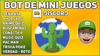 Discord Bot De Mini Juegos 🌵Cactus Fire🔥 [upl. by Mehcanem386]