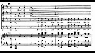 Handel  Messiah  Halleluja score [upl. by Mclaurin]