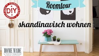 How to Roomtour I Mein skandinavisches Wohnzimmer I Dekohaul I Deko Inspirationen [upl. by Tarrel]