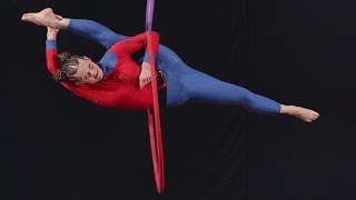 🥇Klára Šandová  CPAS24  AERIAL HOOP MASTERS WOMEN 40 Competitive [upl. by Whalen528]