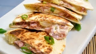 Receta de quesadillas con jamon [upl. by Mariam901]