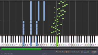 Synthesia  Avenged Sevenfold  To End the Rapture Piano Tutorial [upl. by Aracahs]