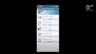 NORD DRIVESYSTEMS  Service  Commissioning NORCON APP  danish [upl. by Kissiah]