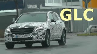 Erlkönige Mercedes GLC letzte Testphase Sindelfingen Januar 2015 Mercedes GLC prototypes passing [upl. by Abate]