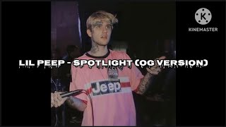 ☆Lil Peep☆  Spotlight OG Lyric Video  Prod Smokeasac Lars Stalfors amp Yung Cortex [upl. by Netsirk]