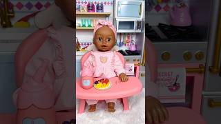 Baby Born Doll Morning Routine With Feeding Part 1 shorts babydolls dolls doll [upl. by Grimaldi]