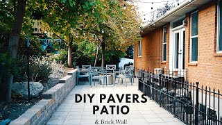 DIY Backyard Paver Patio  Professional Brick Mason Told Us To Do It Like This [upl. by Bust470]