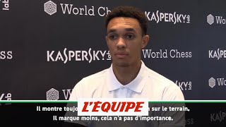 AlexanderArnold prend la défense de Salah  Football  Premier League [upl. by Dnalrag478]