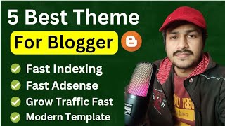 5 Best Blogger Template for Beginners Best Theme for Blogger 2024  Seo amp Adsense Friendly Theme [upl. by Peadar279]