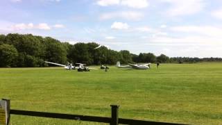 Glider take off at Snitterfield [upl. by Susanna]