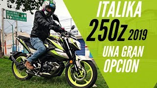 ITALIKA 250z 2019 Review ¿La mejor 250cc económica [upl. by Nilhtac713]