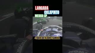 Largada de COLAPINTO en MEXICO  Accidente ALBONTSUNODA f1 colapinto [upl. by Rona198]