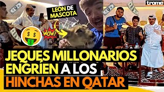 MUNDIAL QATAR 2022 Hinchas LATINOS son los ENGREÍDOS de los JEQUES MILLONARIOS y sus LUJOS🤑🥰 [upl. by Elita]