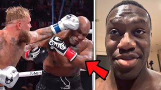 Deji Reacts To Jake Paul BEATING Mike Tyson [upl. by Mckinney]