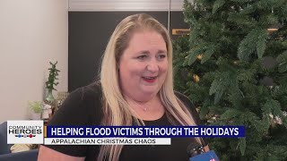 Community Heroes Appalachian Christmas Chaos providing cheer to families affected by flooding [upl. by Gimpel]