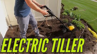 Eveage Electric Garden Tiller [upl. by Enilkcaj]