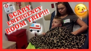 SCARY EMERGENCY ROOM TRIP  WHATS IN HIS MOUTH [upl. by Eelnyl367]