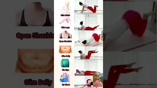 Yoga Pilates Reduce Belly Fat part 220yoga weightloss bellyfatloss shorts [upl. by Itnavart]