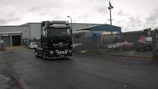 Mercedes Actros V8 Roar with TruckMax Exhaust System [upl. by Iak]