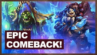 Epic Comeback  Shudderwock Shaman  The Boomsday Project  Hearthstone [upl. by Cherey]