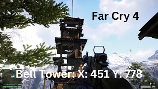 Far Cry 4 Bell Tower at map coordinates X 451 Y 778 [upl. by Olegnaleahcim]