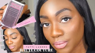 TATTI INDIVIDUAL LASHES REVIEW  HAUTE COUTURE COLLECTION  DIY LASH EXTENSIONS AT HOME  CARMELIAX [upl. by Aiksa]