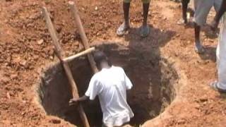 How to construct a ventilated pit latrine [upl. by Nnadroj595]