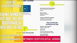 DE LA 1 IULIE ROMÂNII POT FOLOSI CERTIFICATUL VERDE CUM OBȚINEM CERTIFICATUL VERDE [upl. by Ricardo]