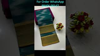 TRENDY IKKAT COTTON SAREES 🥀 100s COUNT PURE COTTON🧵HAND WEAVING COTTON SAREES [upl. by Franky709]