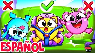 Canción de abrocharse el cinturón 🚗🚙🚕  Canciones infantiles 🐱🐨🐰🐯 por Baby Zoo Español [upl. by Kella]