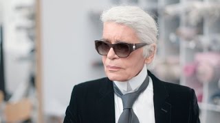 Karl Lagerfeld on the FallWinter 201617 Haute Couture Show – CHANEL Haute Couture [upl. by Eenafit899]