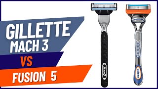 Gillette Mach 3 vs Gillette Fusion 5  Comparing Differences and Shave [upl. by Valtin]